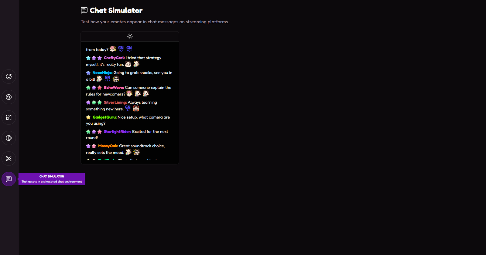 Chat Simulator