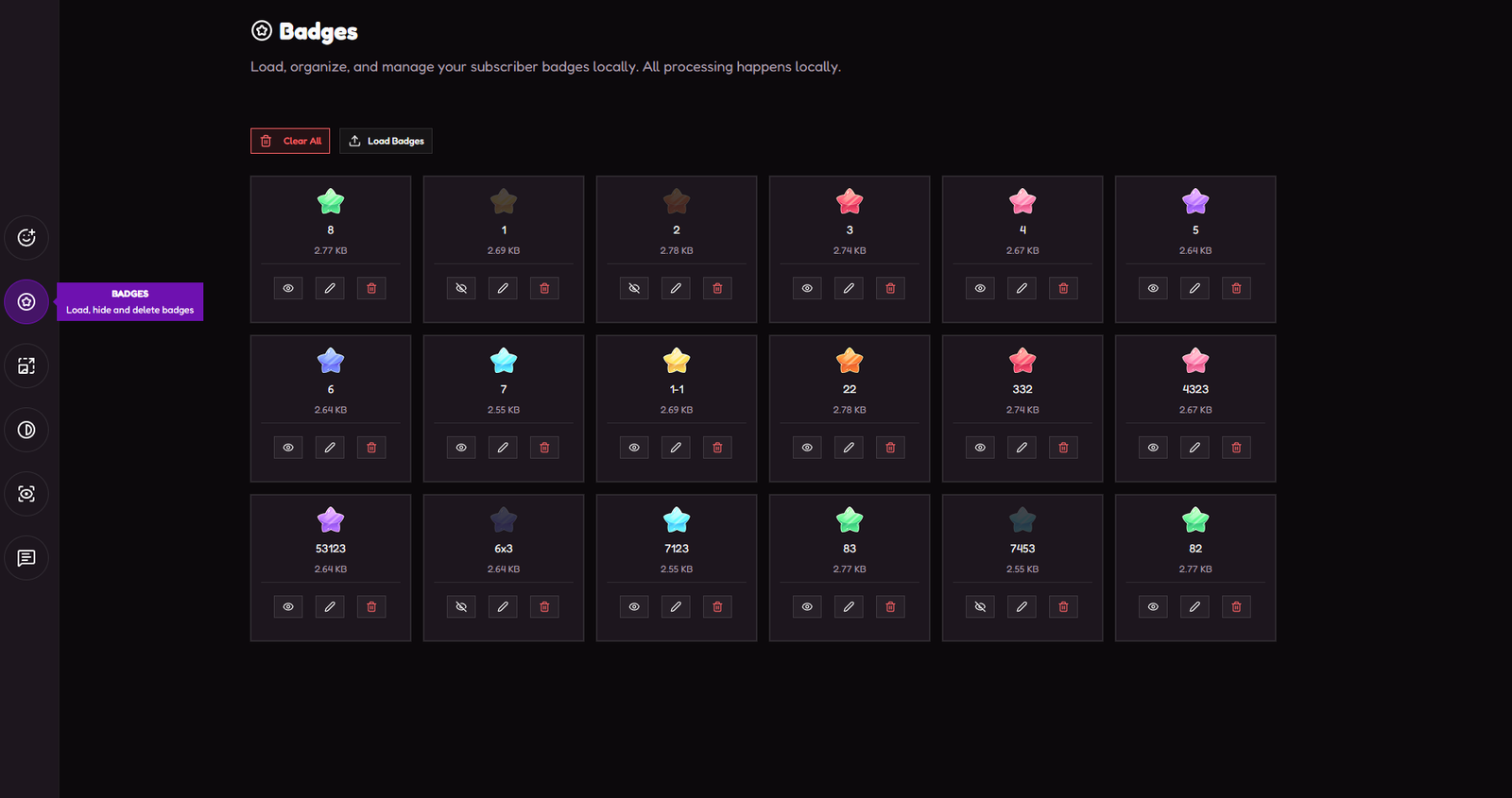Badge Manager